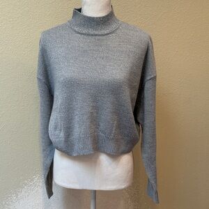 DIVIDED by H&M Classic Gray Turtleneck Women's Sweater, Size S